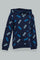 Redtag-Navy-Dude-Hoody-Sweatshirt-Sweatshirts-Infant-Boys-3 to 24 Months