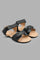 Redtag-Black-Double-Velcro-Strap-Sandal-Sandals-Infant-Boys-1 to 3 Years