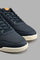 Redtag-Navy-Textured-Sneaker-Colour:Navy,-Filter:Men's-Footwear,-Men-Casual-Shoes,-New-In,-New-In-Men-FOO,-Non-Sale,-S22A,-Section:Men-Men's-