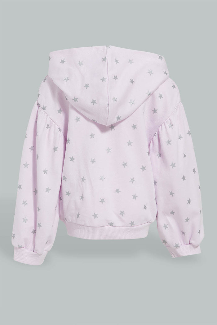 Redtag-Lilac-Hooded-Sweat-Top-Sweatshirts-Infant-Girls-3 to 24 Months