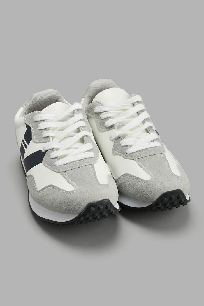 Redtag-White-Colour-Block-Sneaker-Sneakers-Men's-
