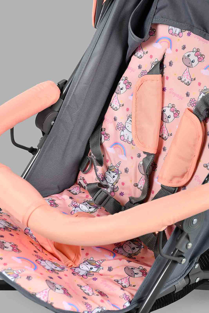 Redtag-Pink-Baby-Stroller-Unicorn-Prints-Stroller-New-Born-Baby-