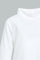 Redtag-White-Turtle-Neck-Long-Sleeve-Tshirt-Long-Sleeves-Infant-Boys-3 to 24 Months