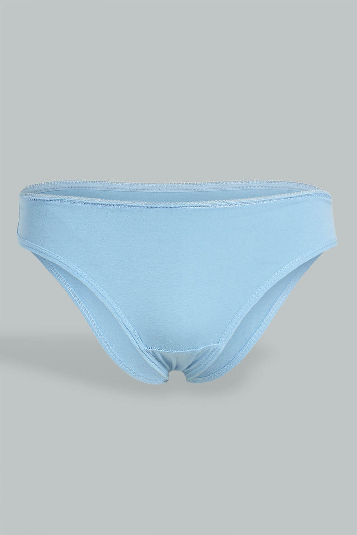 Redtag-White-And-Blue-Bikini-Brief-(Pack-of-2)-365,-Colour:Blue,-Colour:White,-ESS,-Filter:Senior-Girls-(9-to-14-Yrs),-GSR-Briefs,-New-In,-New-In-GSR,-Non-Sale,-Section:Kidswear-Senior-Girls-9 to 14 Years