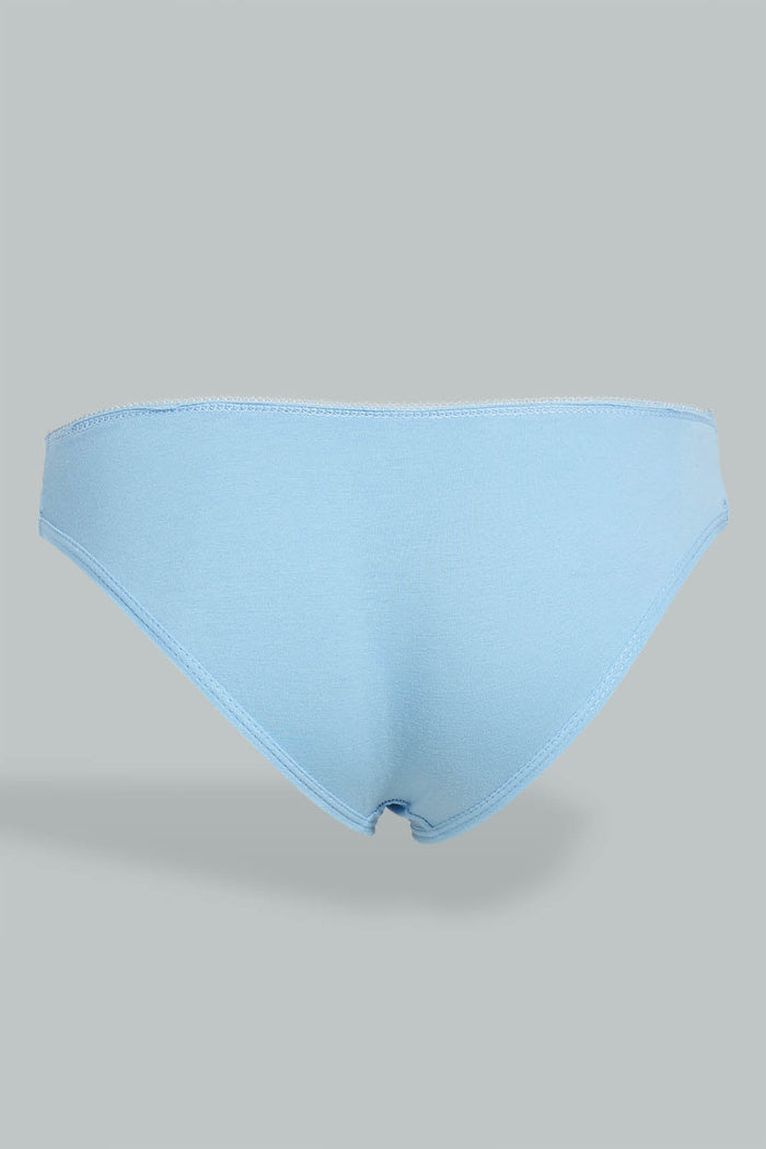 Redtag-White-And-Blue-Bikini-Brief-(Pack-of-2)-365,-Colour:Blue,-Colour:White,-ESS,-Filter:Senior-Girls-(9-to-14-Yrs),-GSR-Briefs,-New-In,-New-In-GSR,-Non-Sale,-Section:Kidswear-Senior-Girls-9 to 14 Years