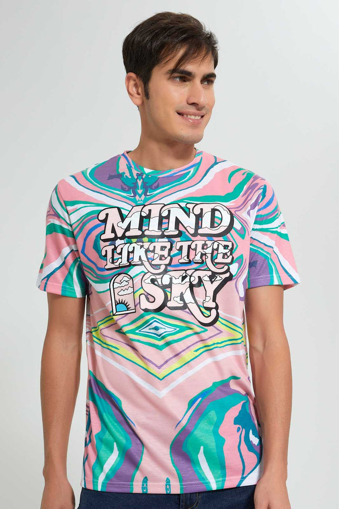 Redtag-Multi-Color-Printed-T-Shirt-Colour:Assorted,-Filter:Men's-Clothing,-Men-T-Shirts,-New-In,-New-In-Men,-Non-Sale,-S22B,-Section:Men-Men's-