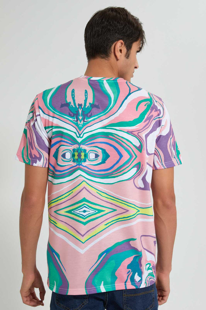 Redtag-Multi-Color-Printed-T-Shirt-Colour:Assorted,-Filter:Men's-Clothing,-Men-T-Shirts,-New-In,-New-In-Men,-Non-Sale,-S22B,-Section:Men-Men's-