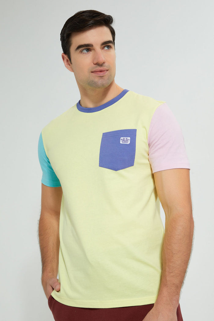 Redtag-Multi-Color-T-Shirt-Graphic-Prints-Men's-0