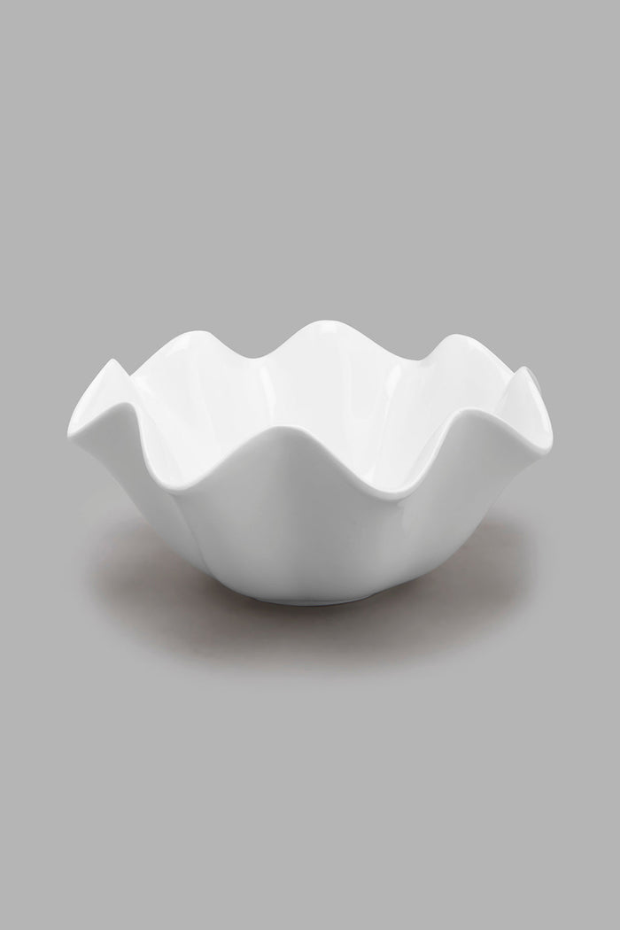 Redtag-White-Porcelain-Wave-Bowl-Bowls-Home-Dining-