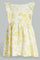 Redtag-Yellow-Floral-Tank-Strap-With-Ruffle-Sleeves-Dress-Colour:Yellow,-Filter:Infant-Girls-(3-to-24-Mths),-Infant-Girls-Dresses,-New-In,-New-In-ING,-Non-Sale,-S22B,-Section:Kidswear-Infant-Girls-3 to 24 Months