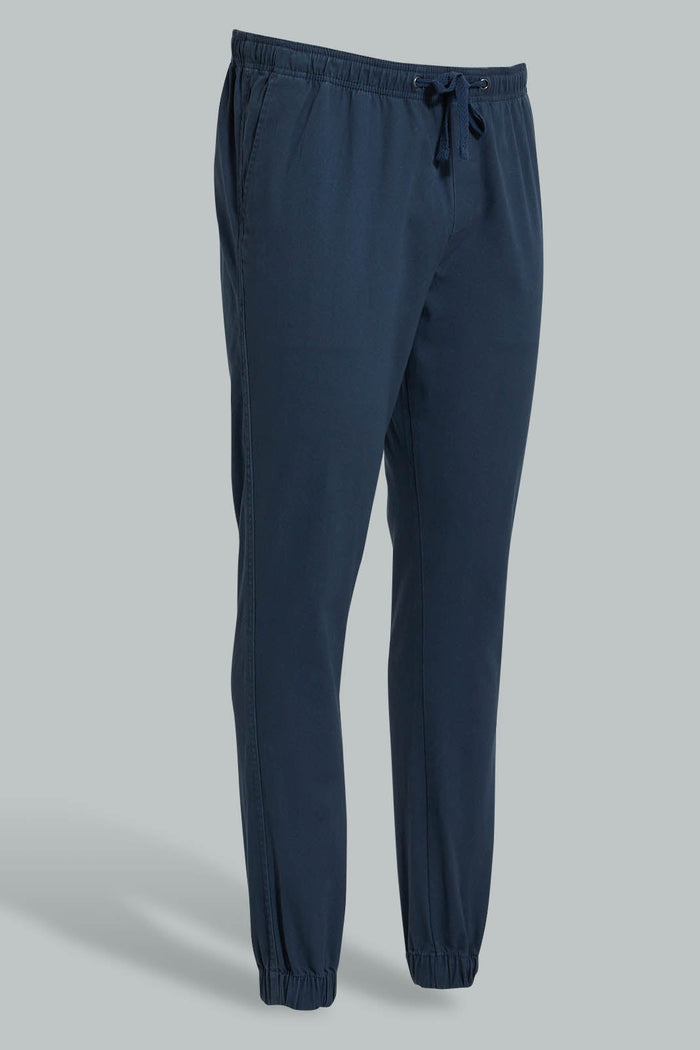 Redtag-Blue-Slim-Fit-Jogger-Colour:Blue,-Filter:Men's-Clothing,-Men-Trousers,-New-In,-New-In-Men,-Non-Sale,-S22B,-Section:Men,-TBL-Men's-