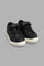 Redtag-Black-Lace-Up-Sneaker-Sneakers-Boys-3 to 5 Years