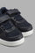 Redtag-Navy-Fabric-Block-Skate-Shoes-Skate-Shoes-Boys-3 to 5 Years