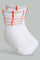 Redtag-Multi-Colour-Printed-4Pcs-Socks-Ankle-Socks-Infant-Girls-3 to 24 Months