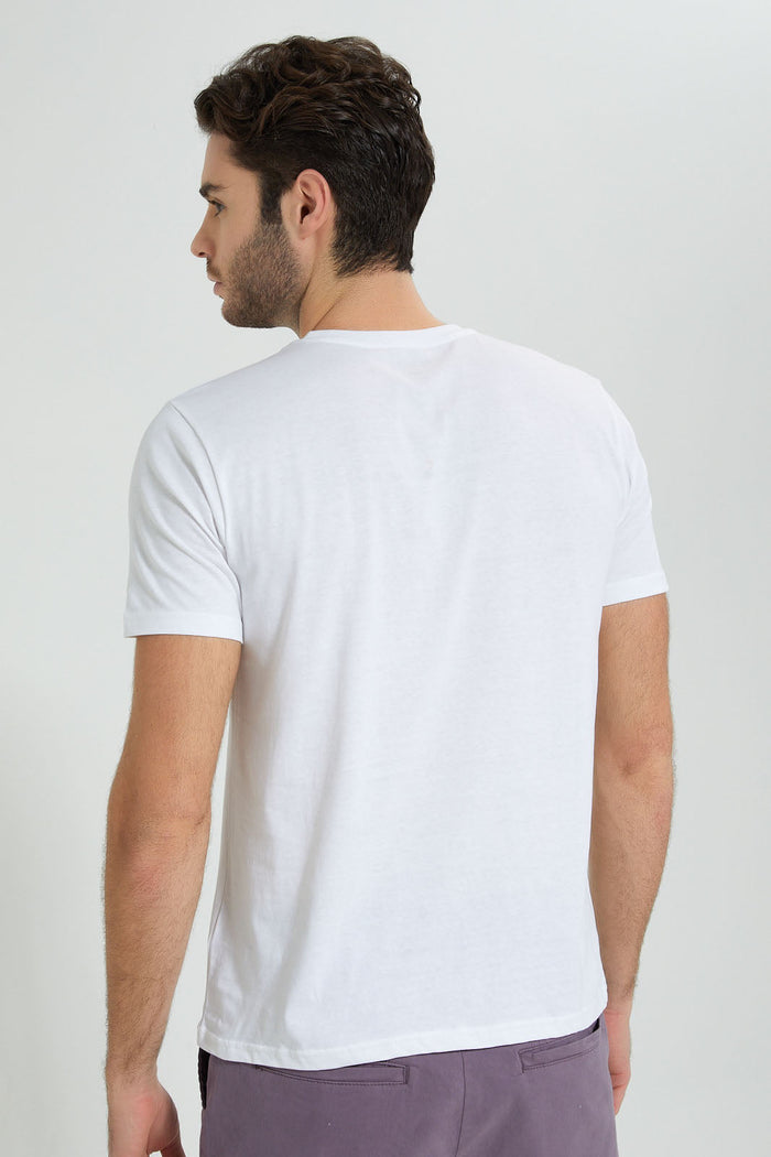 Redtag-White-Graphic-T-Shirt-Colour:White,-Filter:Men's-Clothing,-Men-T-Shirts,-New-In,-New-In-Men,-Non-Sale,-S22B,-Section:Men,-TBL-Men's-
