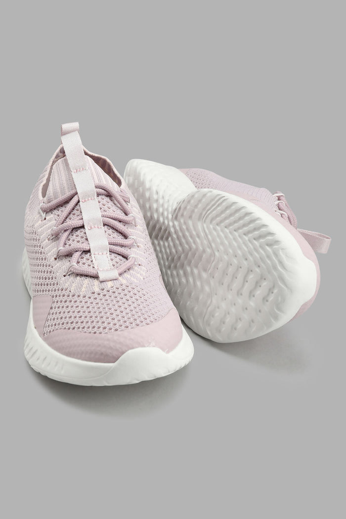Redtag-Lilac-Fly-Knit-Lace-Up-Slip-Ons-Women's-