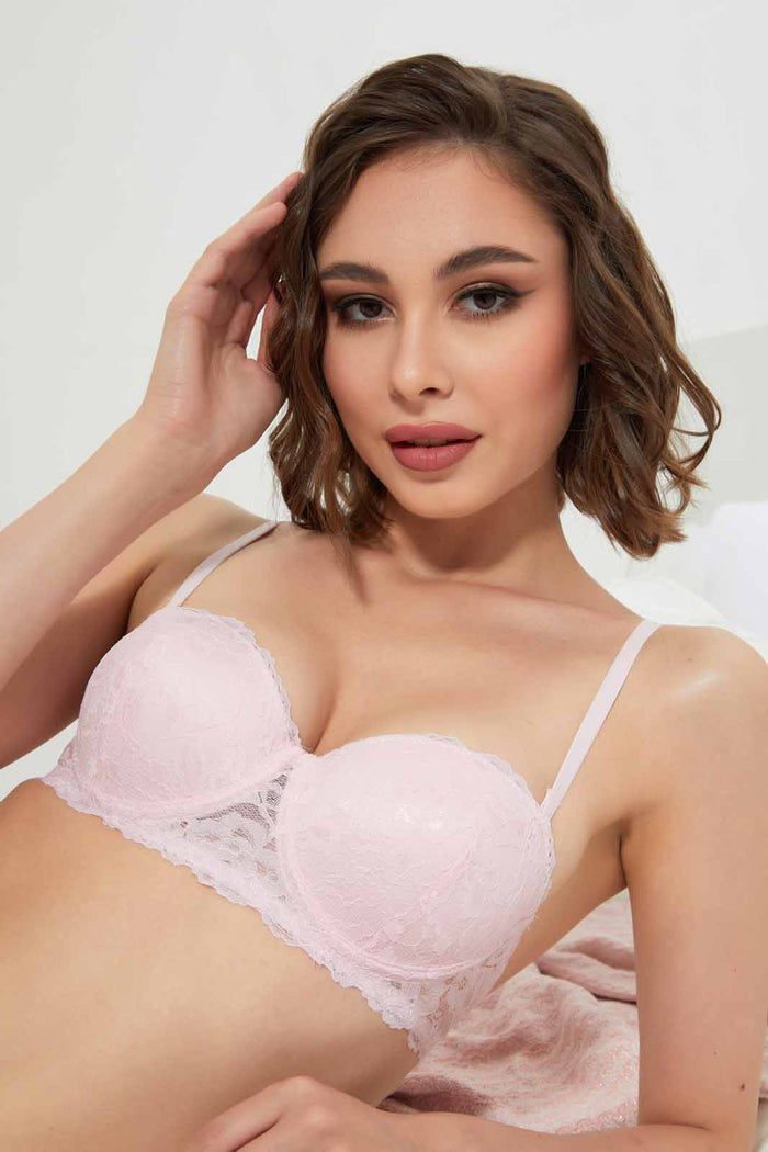 Redtag-Mint/Pink/Lt-Blue-Plain-Lace-Padded-Balconette-Bra-(3-Pack)-APL,-Bundle,-Category:Bras,-Colour:Assorted,-Deals:2-For-90,-Deals:New-In,-Filter:Women's-Clothing,-New-In-Women-APL,-Non-Returnable,-S22D,-Section:Women,-Women-Bras--