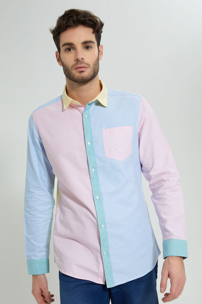 Redtag-Multi-Color-Oxford-Shirt-Colour:Assorted,-Filter:Men's-Clothing,-Men-Shirts,-New-In,-New-In-Men,-Non-Sale,-S22B,-Section:Men-Men's-