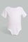 Redtag-Pink-Bunny-5-Piece-Pack-Body-Suit-Bodysuits-Baby-0 to 12 Months