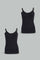 Redtag-Black-X-Black-Vest-(2Pack)-365,-Category:Vests,-Colour:Black,-Deals:New-In,-Filter:Senior-Girls-(8-to-14-Yrs),-GSR-Vests,-New-In-GSR-APL,-Non-Returnable,-Non-Sale,-Section:Girls-(0-to-14Yrs)-Senior-Girls-9 to 14 Years