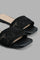 Redtag-Black-Fabric-Trim-Mule-Casual-Sandals-Women's-