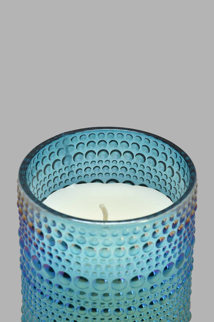 Redtag-Sicily-Embossed-Glass-Jar-Candle-Candles-Home-Decor-
