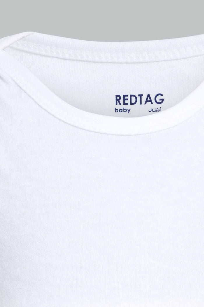 Redtag-White-3-Pack-West-Body-Suit-Category:Bodysuits,-Colour:White,-Deals:4-For-90,-Deals:New-In,-Filter:Baby-(0-to-12-Mths),-NBG-Bodysuits,-New-In-NBG-APL,-PPE,-S22C,-Section:Kidswear-Baby-0 to 12 Months