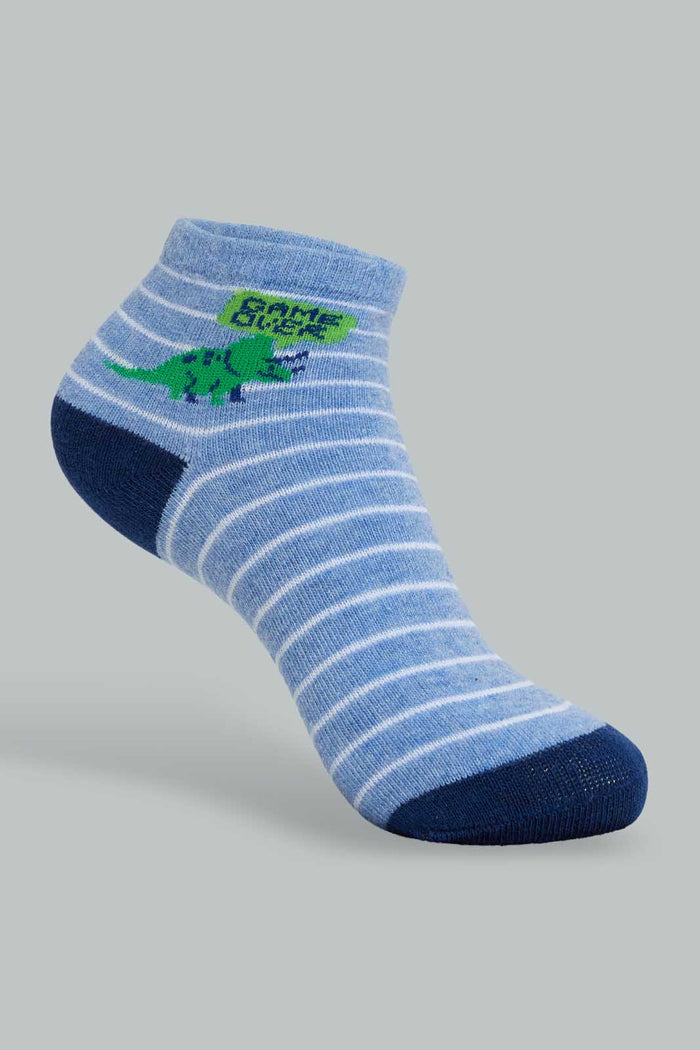 Redtag-Assorted-3Pk-Animal-Ankle-Socks-Ankle-Socks-Boys-2 to 8 Years