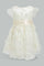 Redtag-Ivory-Flower-All-Over-Patch-Work-Sleeveless-Dress-Dresses-Infant-Girls-3 to 24 Months