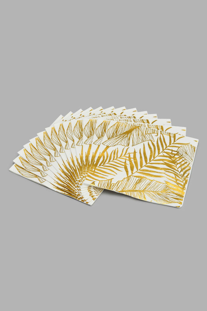 Redtag-Gold-Foil-Print-Paper-Napkins-(20-Piece)-Napkins-Home-Dining-