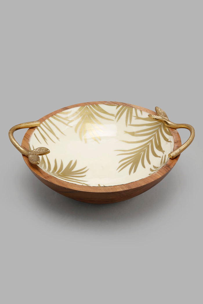 Redtag-Ivory-Serving-Bowl-With-Handle-Category:Bowls,-Colour:Ivory,-Filter:Home-Dining,-HMW-DIN-Serveware,-Non-Sale,-S22C,-Section:Homewares-Home-Dining-