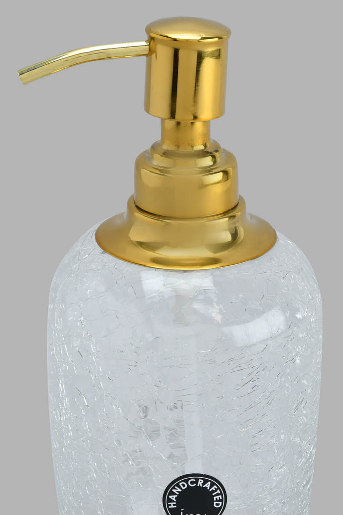 Redtag-Gold-Crackle-Glass-Lotion-Dispenser-Lotion-Dispenser-Home-Bathroom-