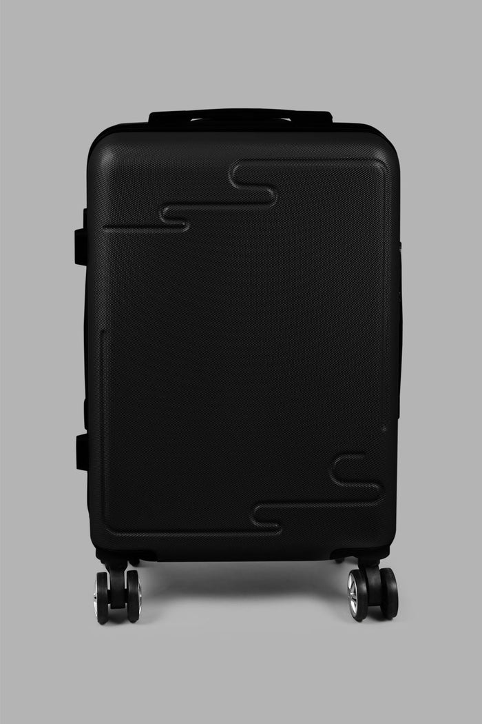 Redtag-Black-Luggage-Trolley--20"-Black-Hard-Luggage-Travel-Accessories-