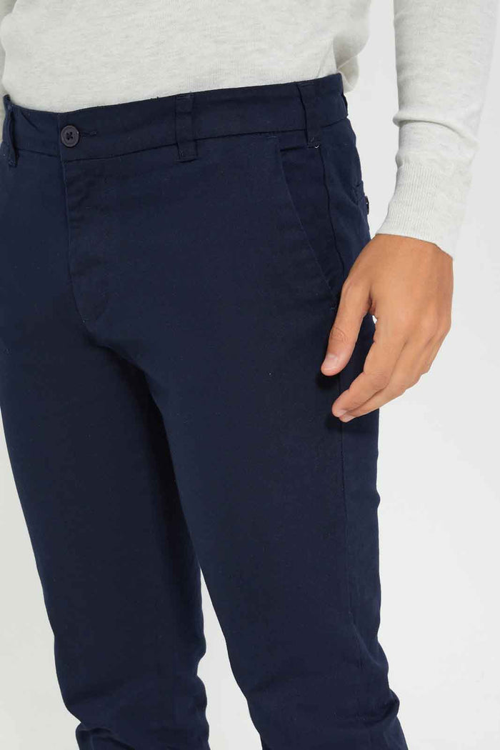 Redtag-Navy-Straight-Fit-Chino-Category:Trousers,-Colour:Navy,-Dept:Menswear,-Filter:Men's-Clothing,-Men-Trousers,-Non-Sale,-S22A,-Section:Men,-TBL-Men's-