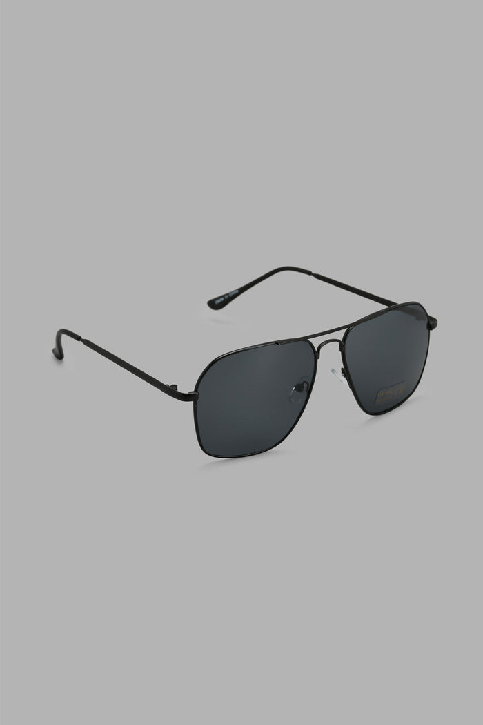 Redtag-Black-Aviator-Sunglasses-Aviator-Men's-