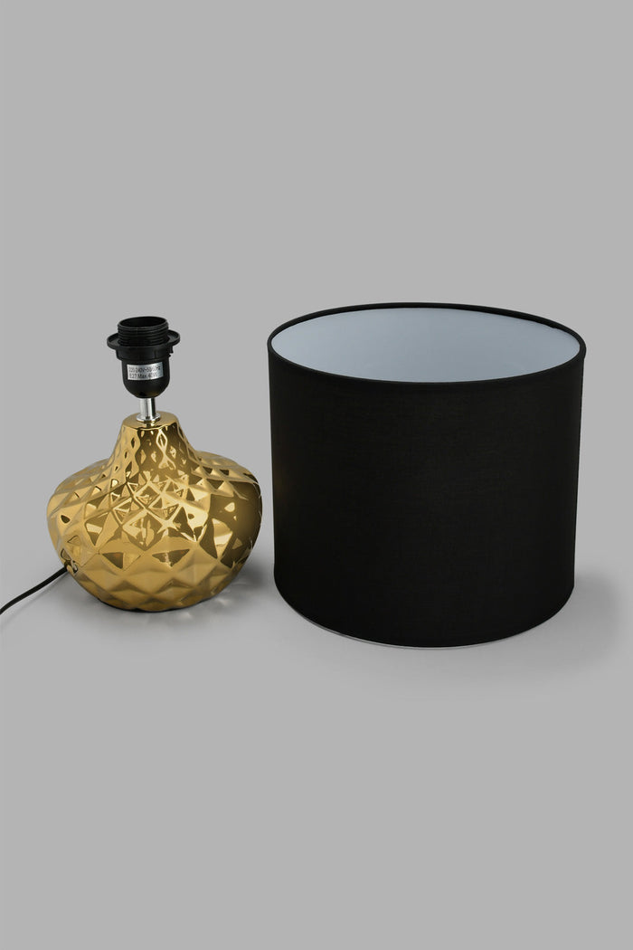 Redtag-Gold-Geometric-Base-Table-Lamp-Table-Lamps-Home-Decor-
