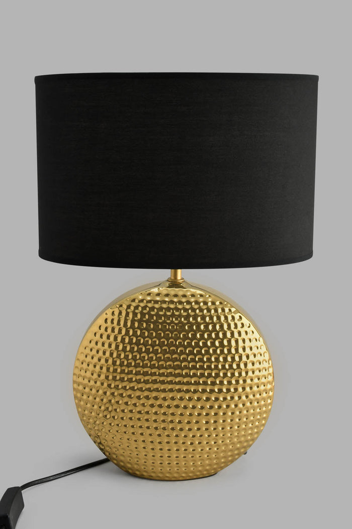 Redtag-Gold-Hammered-Base-Ceramic-Table-Lamp-Table-Lamps-Home-Decor-