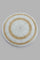Redtag-Gold/White-Round-Beaded-Placemat-Placemats-Home-Dining-
