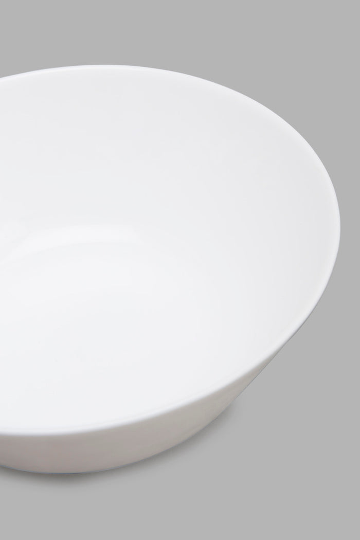 Redtag-White-Round-Salad-Bowl-Category:Bowls,-Colour:White,-Deals:New-In,-Filter:Home-Dining,-HMW-DIN-Crockery,-New-In-HMW-DIN,-Non-Sale,-Section:Homewares,-W22A-Home-Dining-