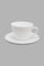Redtag-White-Cup-And-Saucer-Category:Cups-&-Mugs,-Colour:White,-Deals:New-In,-Filter:Home-Dining,-HMW-DIN-Crockery,-New-In-HMW-DIN,-Non-Sale,-Section:Homewares,-W22A-Home-Dining-