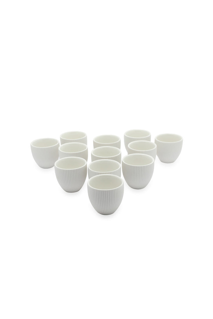 Redtag-White-Stripe-Cawa-Cup-(12-Piece)-2FOR79,-Category:Cups-&-Mugs,-Colour:White,-Deals:2-FOR-79,-Deals:New-In,-Dept:Home,-Filter:Home-Dining,-HMW-DIN-Crockery,-Nature,-New-In-HMW-DIN,-Section:Homewares,-W22A-Home-Dining-