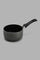 Redtag-Black-Aluminum-Non-Stick-Sauce-Pan-With-Glass-Lid-(12cm)-Pans-Home-Dining-