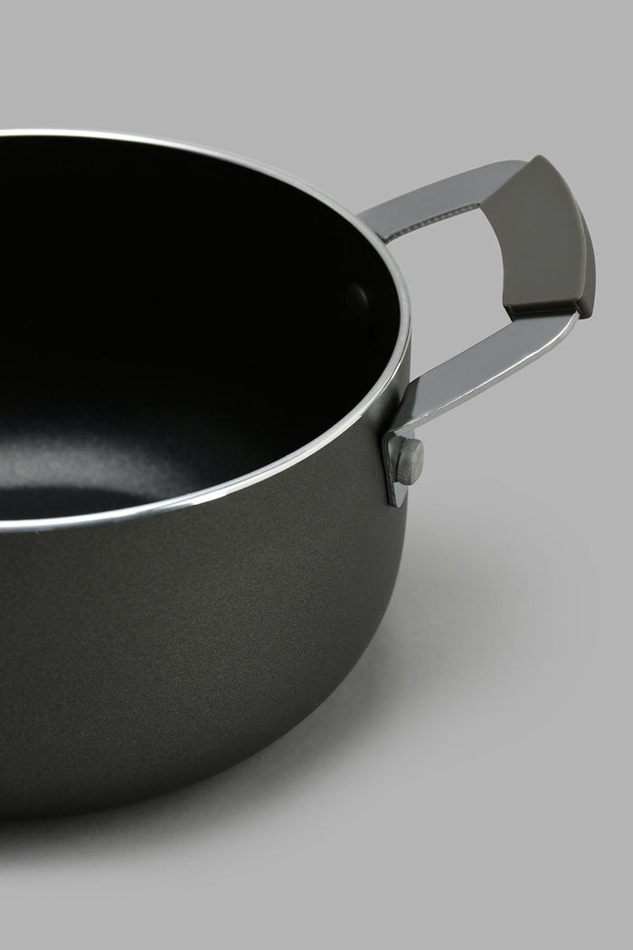 Redtag-Black-Aluminum-Non-Stick-Mini-Sauce-Pot-(14cm)-Pots-Home-Dining-