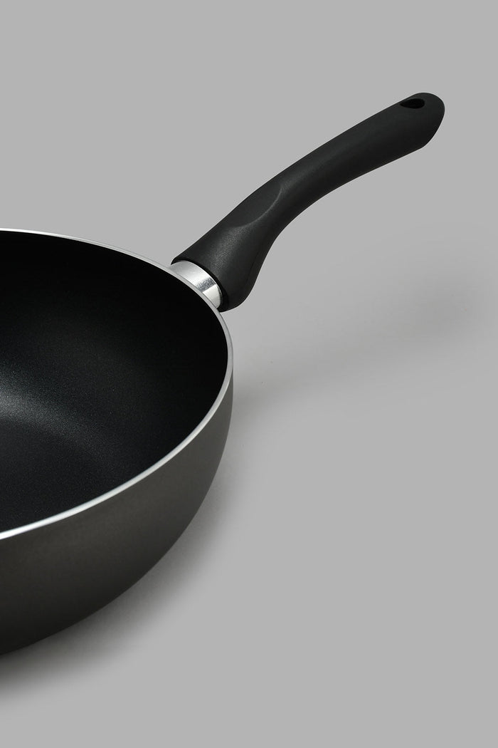 Redtag-Black-Aluminum-Non-Stick-Wok-Pan-(26cm)-Pans-Home-Dining-