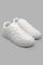 Redtag-White-Lace-Up-Sneaker-With-Pink-Outsole-Category:Trainers,-Colour:White,-Filter:Women's-Footwear,-New-In,-New-In-Women-FOO,-Non-Sale,-Section:Women,-W22A,-Women-Trainers-Women's-