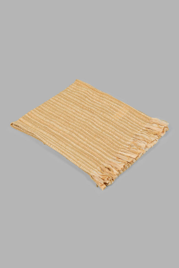 Redtag-Beige-Table-Runner-Category:Table-Linen,-Colour:Beige,-DANDELION,-Filter:Home-Dining,-HMW-DIN-Kis-Kitchen-Accessories,-New-In,-New-In-HMW-DIN,-Non-Sale,-S22C,-Section:Homewares-Home-Dining-