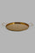 Redtag-Gold-Metal-Round-Tray-Category:Trays,-Colour:Gold,-Deals:New-In,-Filter:Home-Dining,-HMW-DIN-Serveware,-New-In-HMW-DIN,-Non-Sale,-Section:Homewares,-W22A-Home-Dining-