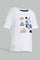 Redtag-White-Animal-Printed-Tshirt-Tops-Infant-Boys-3 to 24 Months