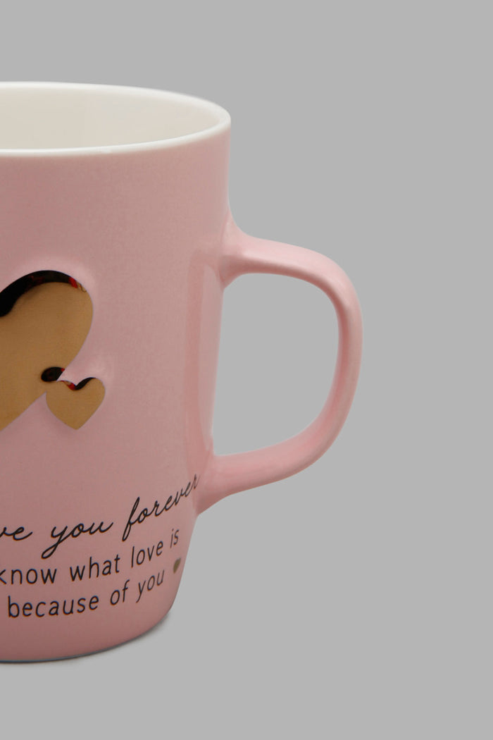 Redtag-Pink-Gold-Heart-Embossed-Mug-Category:Cups-&-Mugs,-Colour:Pink,-Deals:New-In,-Filter:Home-Dining,-HMW-DIN-Crockery,-New-In-HMW-DIN,-Non-Sale,-Section:Homewares,-W22A-Home-Dining-