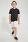 Redtag-Black-Tiger-Print-T-Shirt-Graphic-T-Shirts-Boys-2 to 8 Years